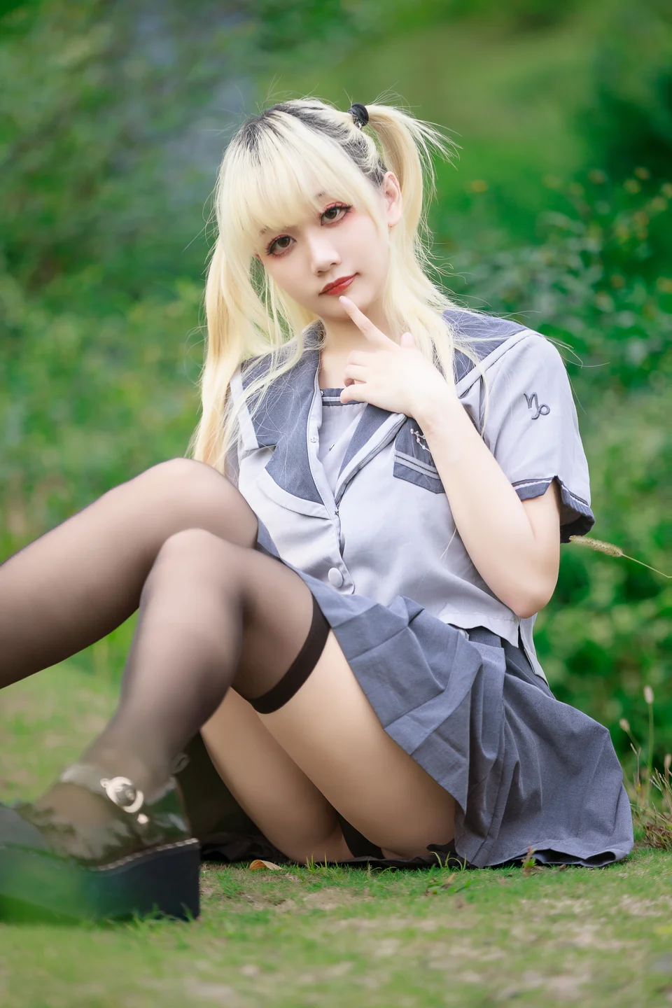 阿雪雪 - No.024 湿地JK [78P-1.77GB] tg@simisebaisi 【丝足阁】016.webp